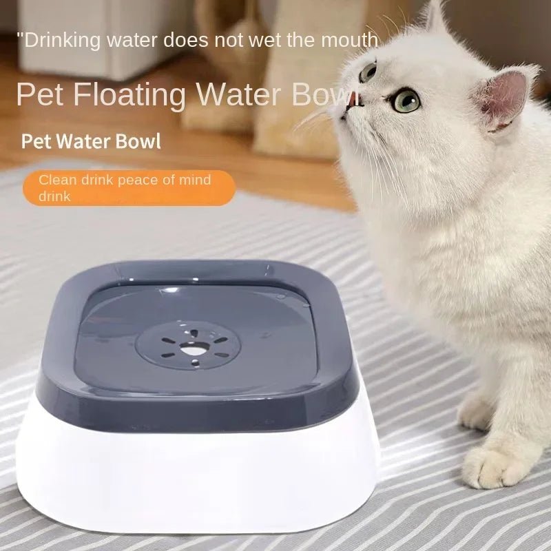 1pc Anti - splash Water Bowl For Dogs 1L Large Capacity Drinker Drinking Bowls Dog Waterer For Puppy Cat Pet Accessories - Furbury