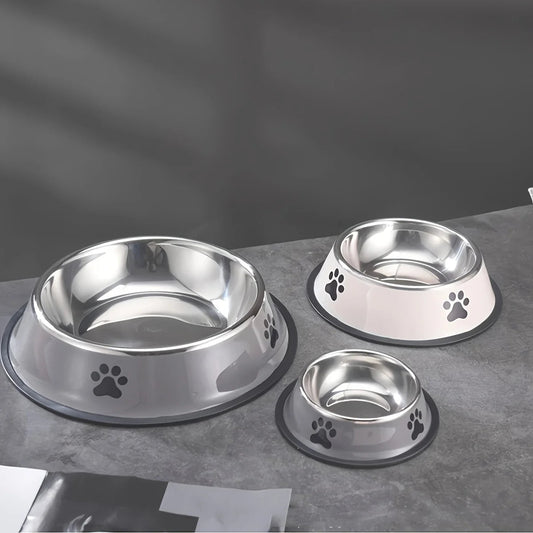 1PC Stainless Steel Pet Bowl Cat Bowl Dog Food Bowl Multi - Specification Anti - fall Food Bowl Food Bowl Feeding Pet Supplies - Furbury