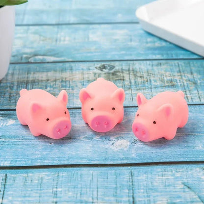 1pcs New Cute 4.5cm Dog Toys Pink Screaming Rubber Pig Pet Toys Squeak Squeaker Chew Gift Home Decorations - Furbury