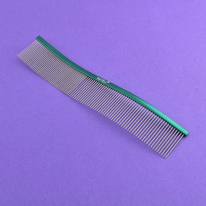 22cm Pet S Type Comb Professional Stainless Steel Pet Grooming Comb Dense Sparse Teeth Dog Cat Cleaning Brush Hair Reemoval Comb - Furbury