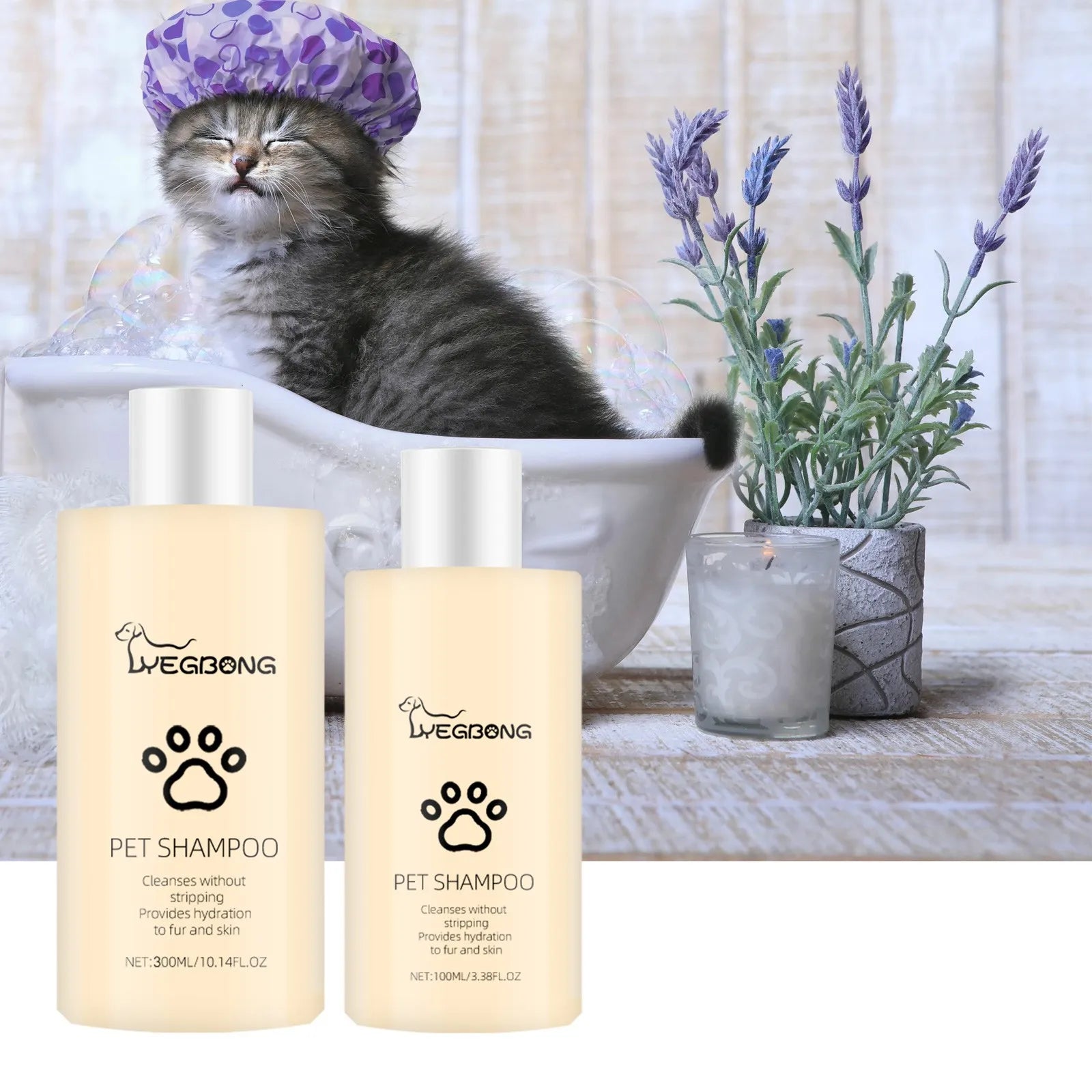 300ml Pet Shampoo Dog Shampoo And Coat Wash For Hydrating Cleansing And Adding To Pet Hair - Furbury