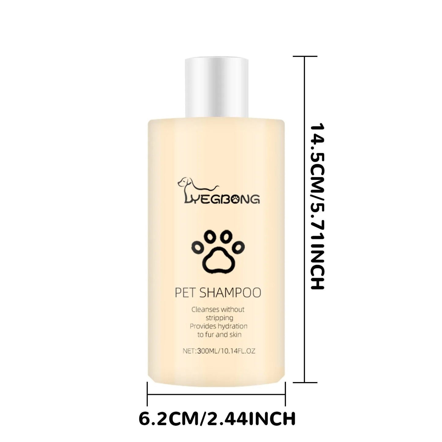 300ml Pet Shampoo Dog Shampoo And Coat Wash For Hydrating Cleansing And Adding To Pet Hair - Furbury