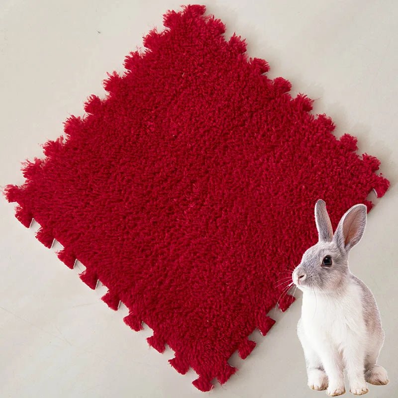 30*30cm 10Pcs Pet Warming Pad EVA Foam Guinea Pig Hamster Soft Sleeping Mat Rabbit Sleeping Mat Blanket Bed Pet Accessories - Furbury