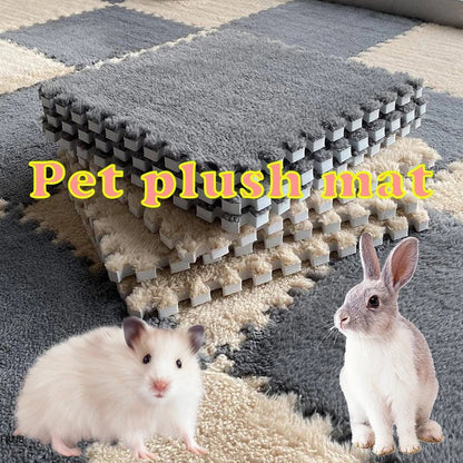 30*30cm 10Pcs Pet Warming Pad EVA Foam Guinea Pig Hamster Soft Sleeping Mat Rabbit Sleeping Mat Blanket Bed Pet Accessories - Furbury