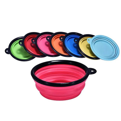 350mL Pet Folding Bowl Dog Supplies Outdoor Travel Portable Bowl Universal Food Bowl for Cats and Dogs Water Bowl - Furbury