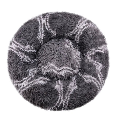 40 - 90cm Round Pet Bed for Large Dog Bed Super Soft Cat Bed Long Plush Dog House for Medium Dog House Winter Warm Sleeping - Furbury