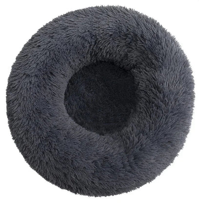 40 - 90cm Round Pet Bed for Large Dog Bed Super Soft Cat Bed Long Plush Dog House for Medium Dog House Winter Warm Sleeping - Furbury