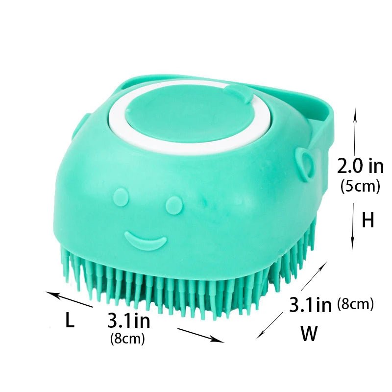 Bathroom Puppy Big Dog Cat Bath Massage Gloves Brush Soft Safety Silicone Pet Accessories for Dogs Cats Tools Mascotas Products - Furbury