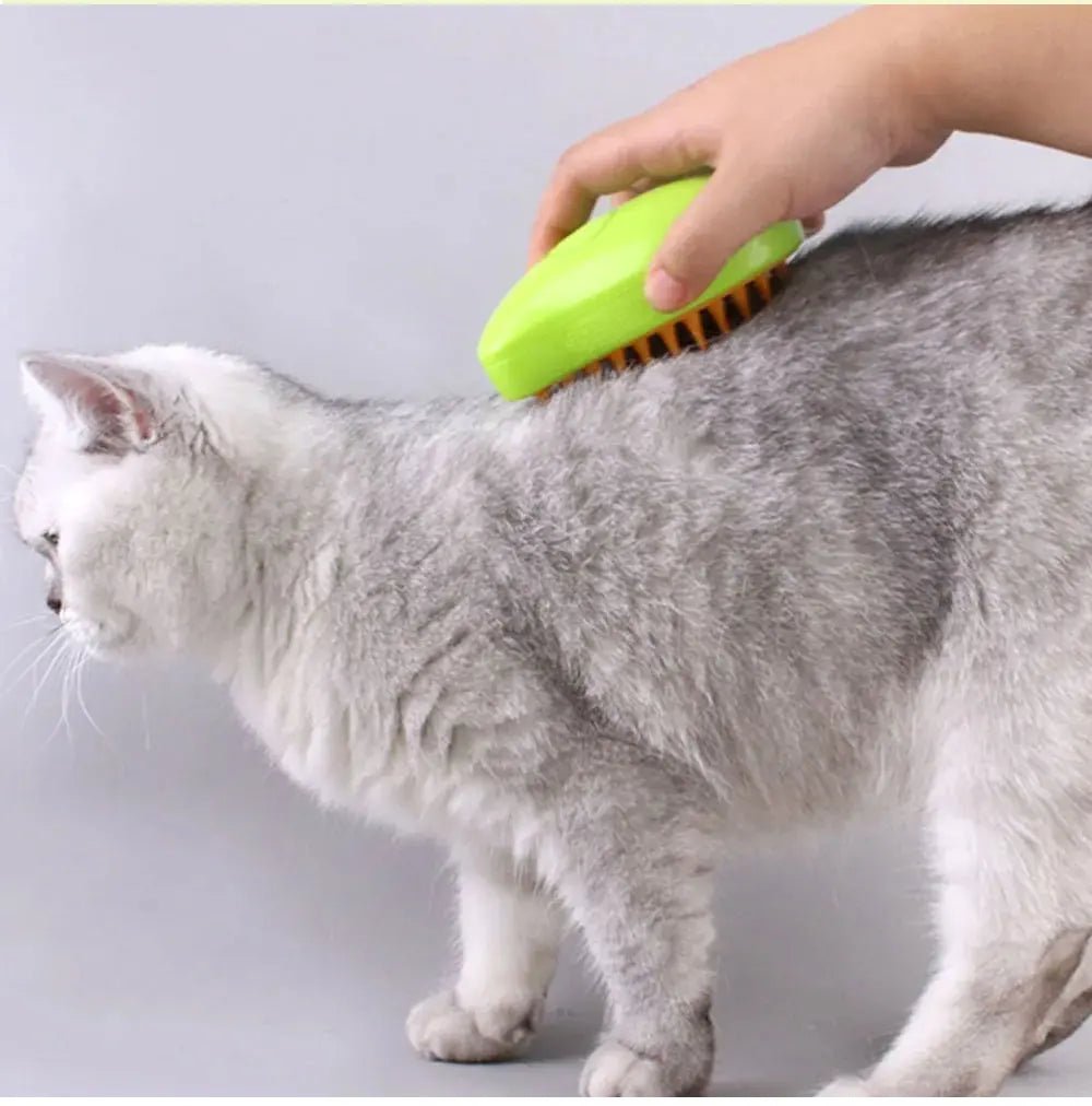 Cat Dog Steamy Brush Steam Brush Electric Sprayer for Massage Pet Grooming tool Shedding 3 in 1 Electric Sprays Massage Combs - Furbury