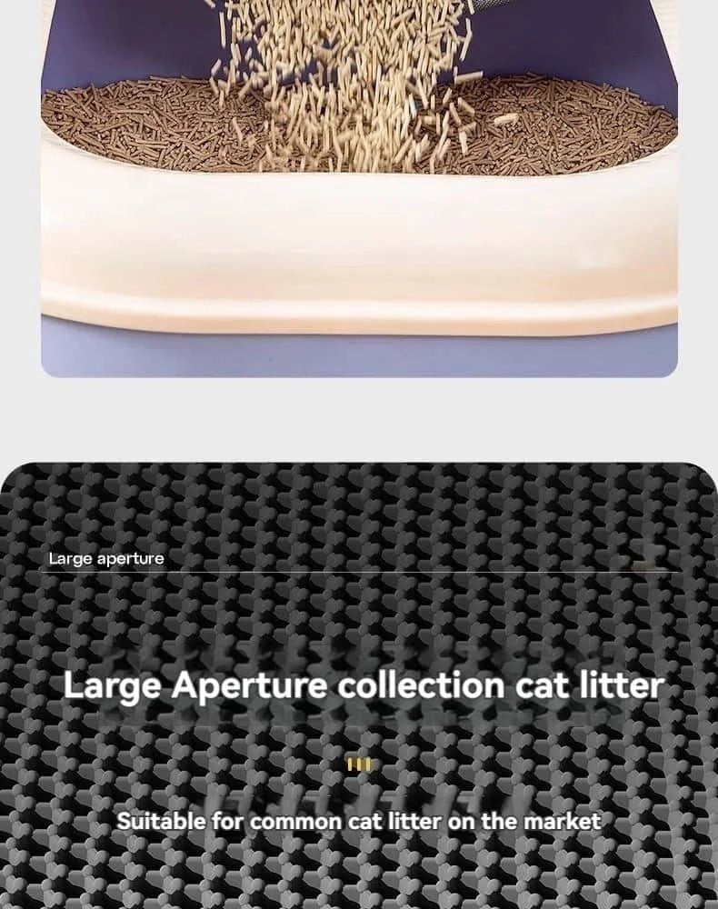 Cat Litter Mat EVA Double Layer Cat Litter Mat Cat Litter Basin Sand Falling Mat Eva Cat Litter Mat Cat Nest Mat Pet Mat - Furbury