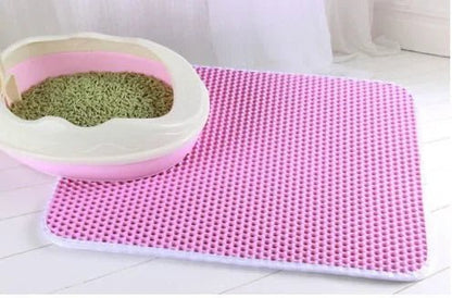 Cat Litter Mat With Gift Double Layer Waterproof Pet Litter Box Mat Non - slip Sand Cat Pad Washable Bed Mat Clean Pad Products - Furbury