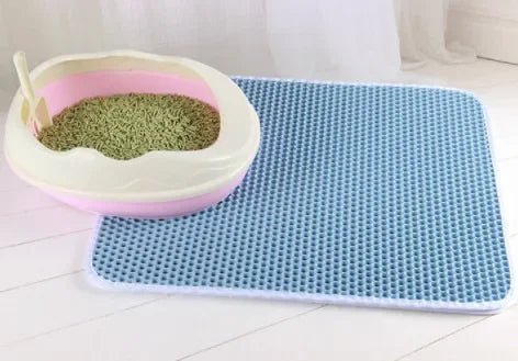 Cat Litter Mat With Gift Double Layer Waterproof Pet Litter Box Mat Non - slip Sand Cat Pad Washable Bed Mat Clean Pad Products - Furbury