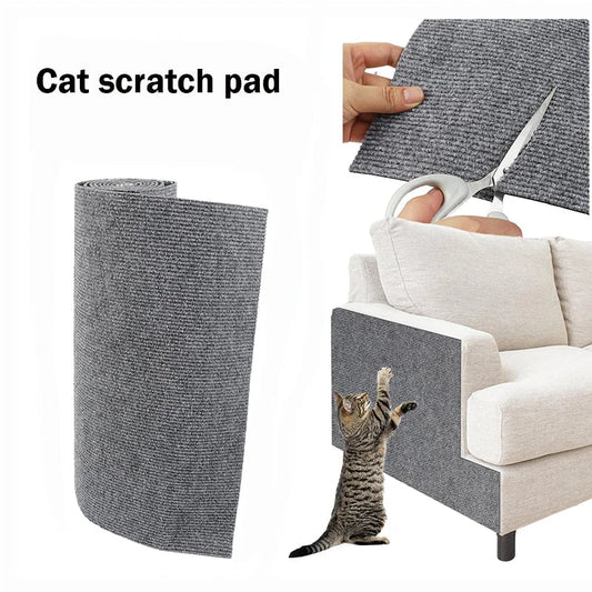 Cat Scratch Mat Trimmable Self - Adhesive Carpet Mat Pad Anti Cat Pet Scratcher Furniture Couch Corner Indoor Sofa Wall Protector - Furbury