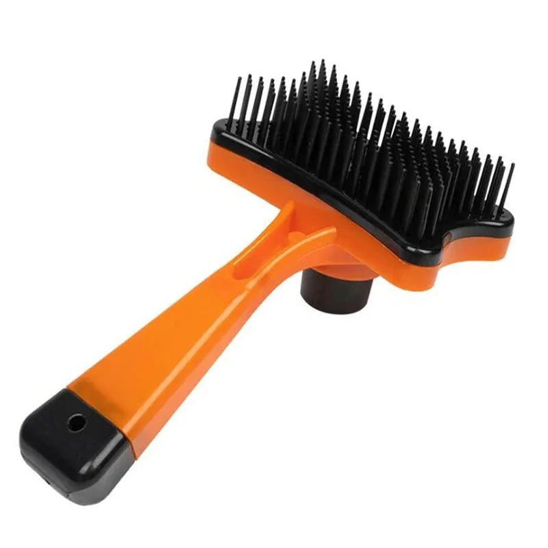 Dog Brush Cat Grooming Brush Self Cleaning Static Free Massage Comb Stable Thicker Bristles Pet Supplies To Remove Loose Fur - Furbury