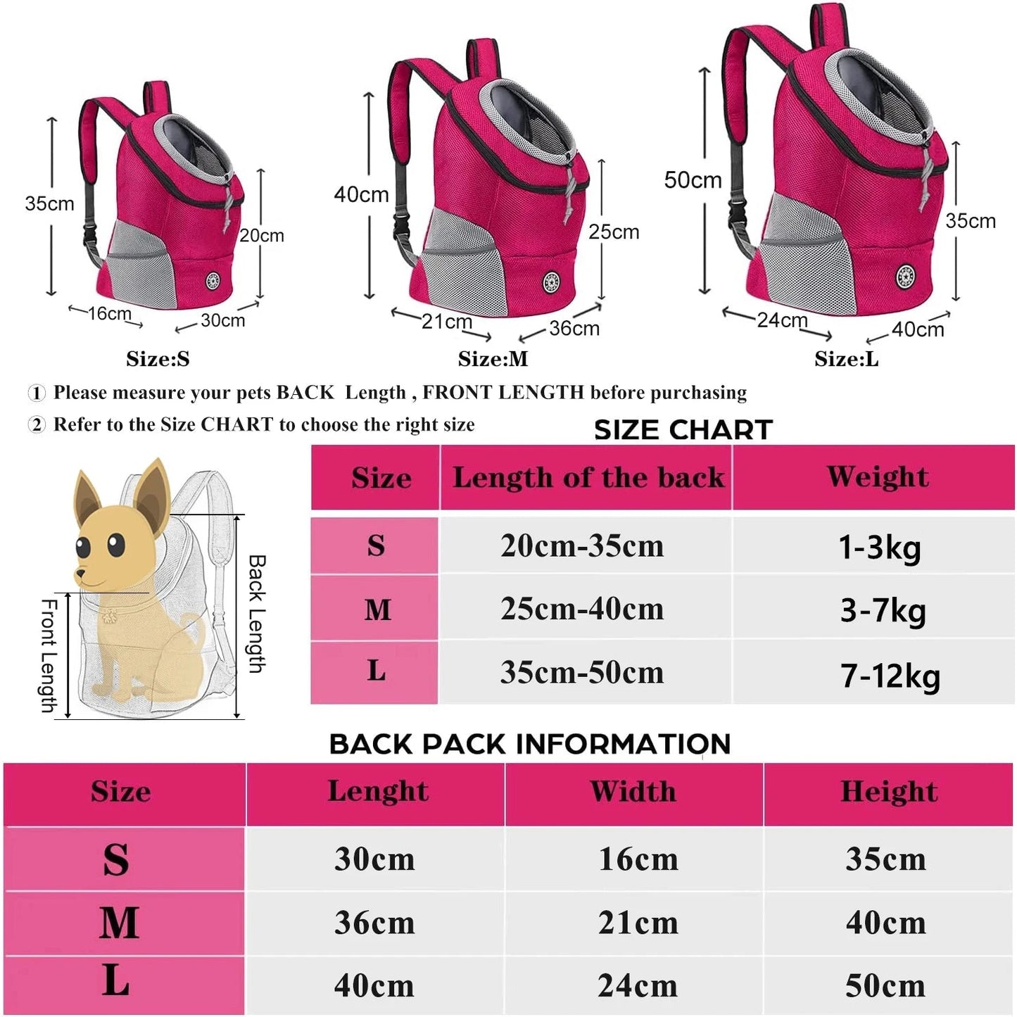 Dog Carrier Bag Pet Dog Transport Backpack For Small Dogs Travel Breathable Dog Carrier Puppy Carrier Pets Carrying Supplies - Furbury