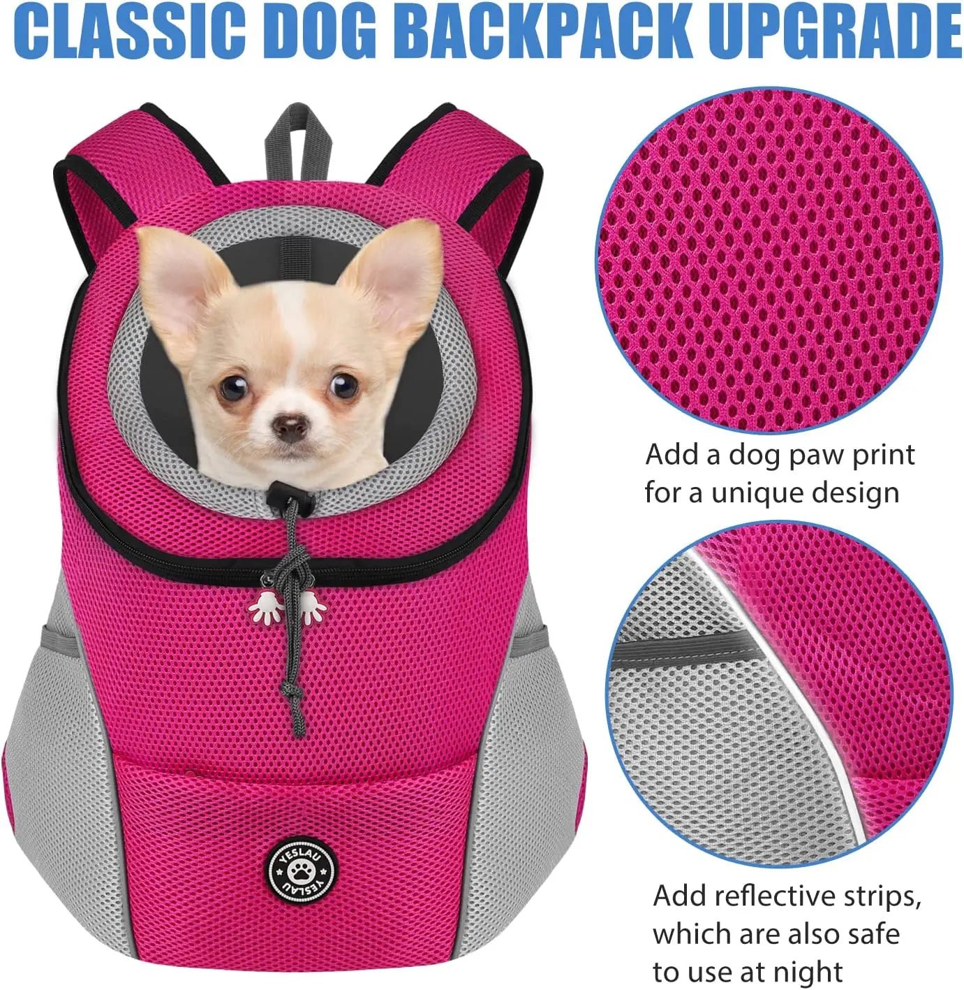 Dog Carrier Bag Pet Dog Transport Backpack For Small Dogs Travel Breathable Dog Carrier Puppy Carrier Pets Carrying Supplies - Furbury