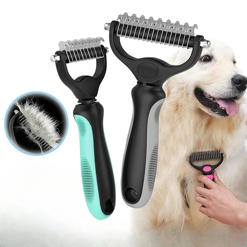 Dog Cat Hair Removal Comb Pet Long Hair Short Hair Pet Grooming Care Brush Trimming Dematting Brush Dog Pet Grooming Equipment - Furbury