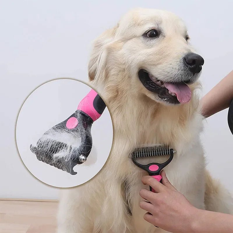 Dog Cat Hair Removal Comb Pet Long Hair Short Hair Pet Grooming Care Brush Trimming Dematting Brush Dog Pet Grooming Equipment - Furbury