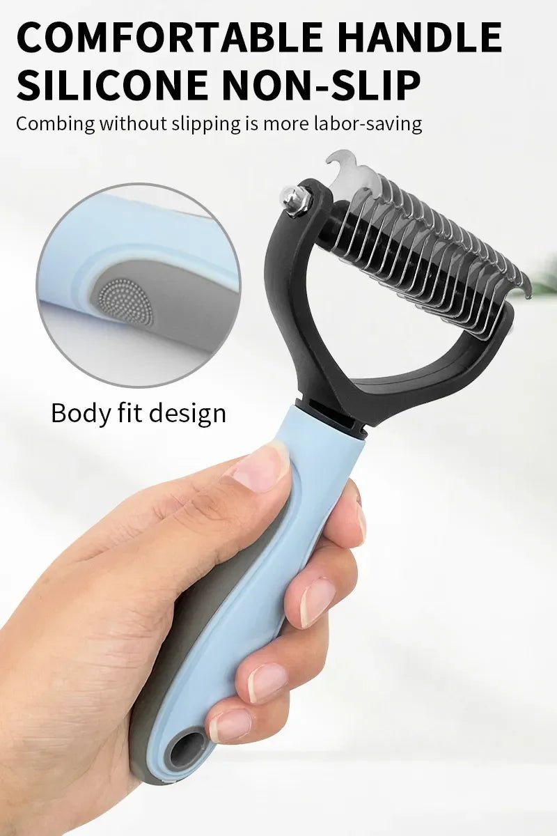 Dog Cat Hair Removal Comb Pet Long Hair Short Hair Pet Grooming Care Brush Trimming Dematting Brush Dog Pet Grooming Equipment - Furbury