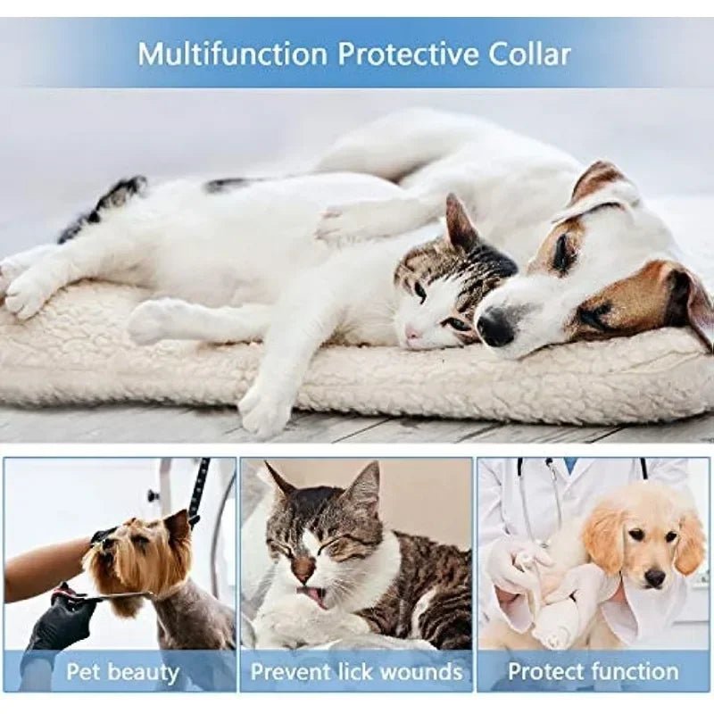 Dog Cones After Surgery, Protective Inflatable Dog Collar Pet Recovery Collar Soft Pet Cone for Small Medium or Large Dogs, Cats - Furbury