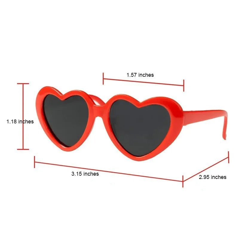 Dog Pet Glasses heart - shaped Cat Sunglasses Pet Supplies - Furbury