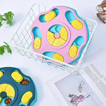 Dog Puzzle Toys Slow Feeder Interactive Increase Puppy IQ Food Dispenser Slowly Eating NonSlip Bowl Pet Cat Dogs Training Game - Furbury