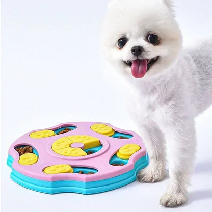 Dog Puzzle Toys Slow Feeder Interactive Increase Puppy IQ Food Dispenser Slowly Eating NonSlip Bowl Pet Cat Dogs Training Game - Furbury