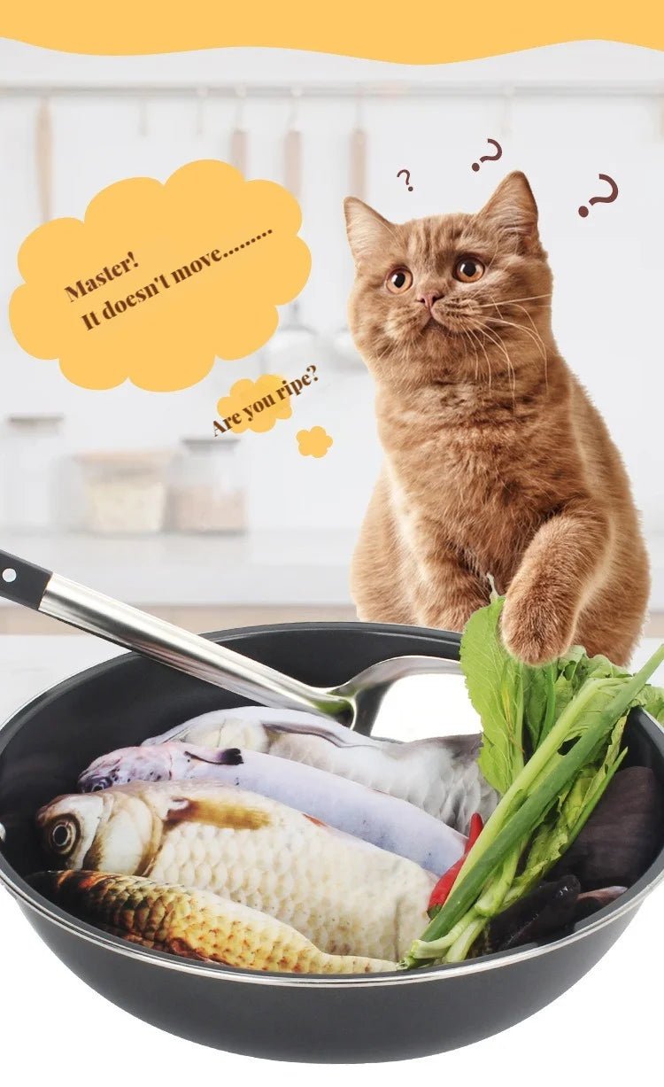 Electric Cat Toy Fish Pet Cat Toys Simulation Fish Swing Kitten Dance Fish Toy Funny Cats Chewing Playing Supplies USB Charging - Furbury