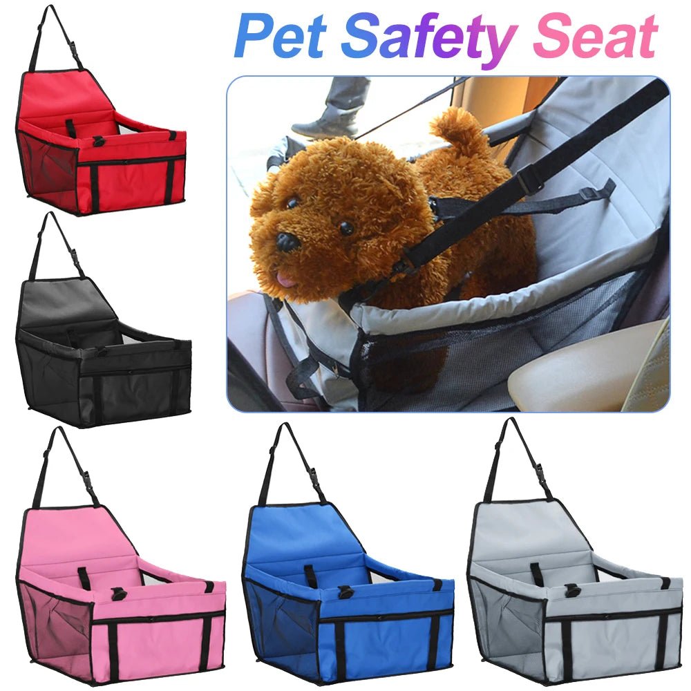 Folding Pet Dog Carrier Pad Waterproof Dog Seat Bag Basket Safe Carry House Cat Puppy Bag Dog Car Seat Pet Products - Furbury