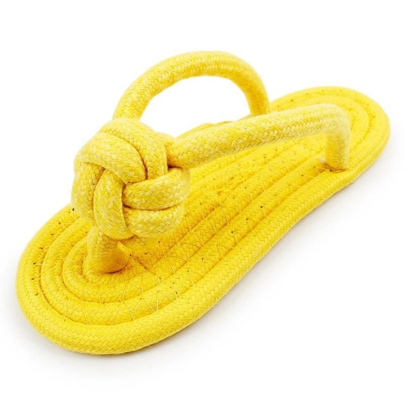 Funny Dog Chew Toy Cotton Slipper Rope Toy For Small Large Dog Pet Teeth Training Molar Toys Interactive Dog Toy Dog Accessories - Furbury