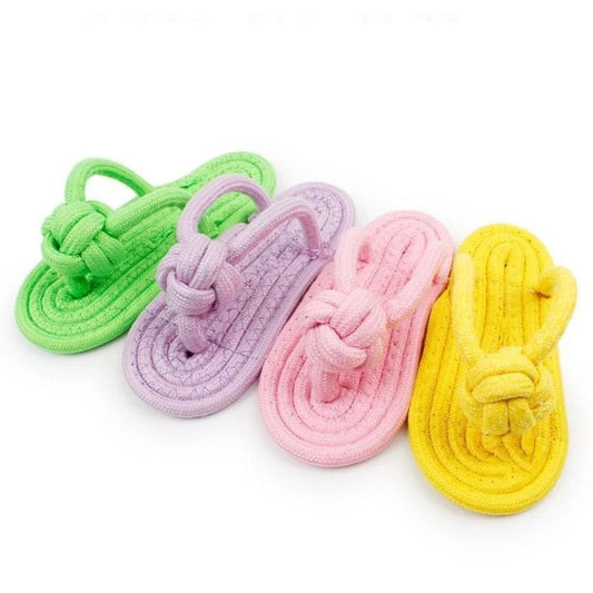 Funny Dog Chew Toy Cotton Slipper Rope Toy For Small Large Dog Pet Teeth Training Molar Toys Interactive Dog Toy Dog Accessories - Furbury