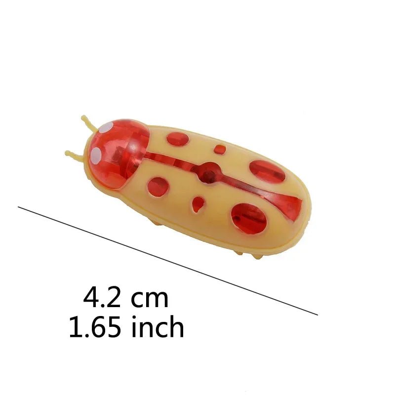 Funny Electric Bugs Catnip Toy Automatic Tunnel Mini Robot Bug Vibration Insect Toys For Cats Battery Operated Cockroach Ladybug - Furbury