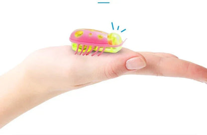 Funny Electric Bugs Catnip Toy Automatic Tunnel Mini Robot Bug Vibration Insect Toys For Cats Battery Operated Cockroach Ladybug - Furbury