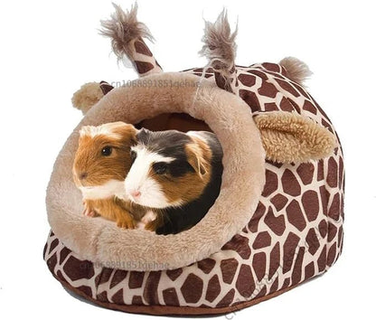 Guinea Pig Bed Hamster Soft Hideout House Small Pet Animals Warm Nest Cage for Bunny Rabbit Sugar Glider Chinchilla Hedgehog - Furbury