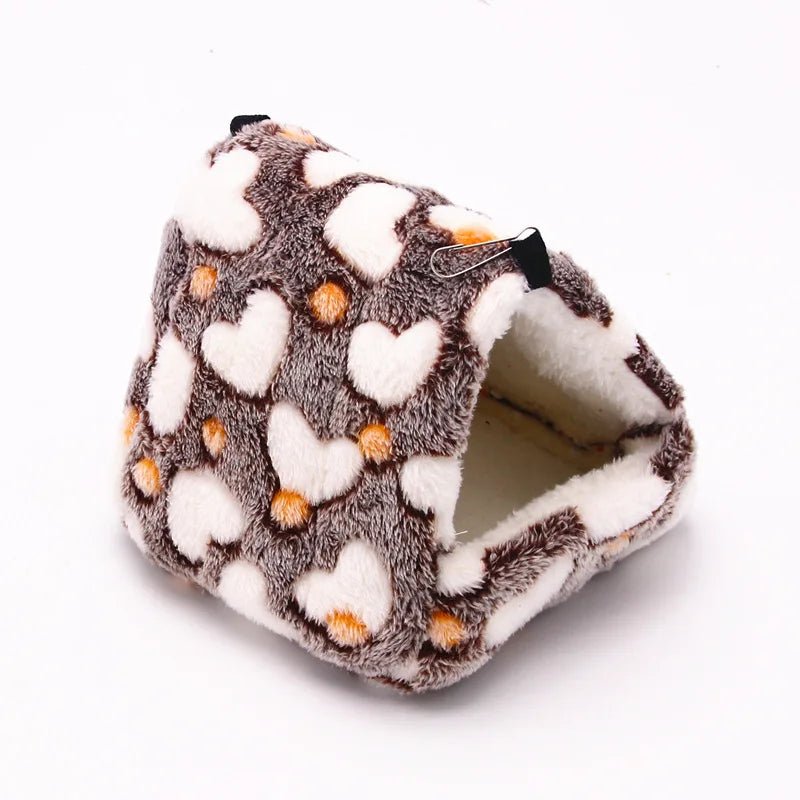 Hamster House Winter Warm Soft Beds Small Animal Nest for Squirrel Nest Guinea Pig House Rodent Hedgehog Bed - Furbury