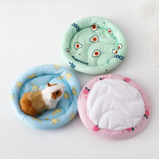 Hamster Nest Mat Small Pet Litter Mat Small Animal Bed Cushion Mat For Squirrel Hedgehog Rabbit Warm Soft Guinea Pig Bed House - Furbury