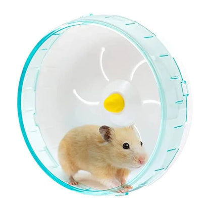 Hamster Running Disc Toy Sport Running Silent Transparent Small Pet Rotatory Jogging Wheel Wheel Toys pet Hamster Cage Supplies - Furbury