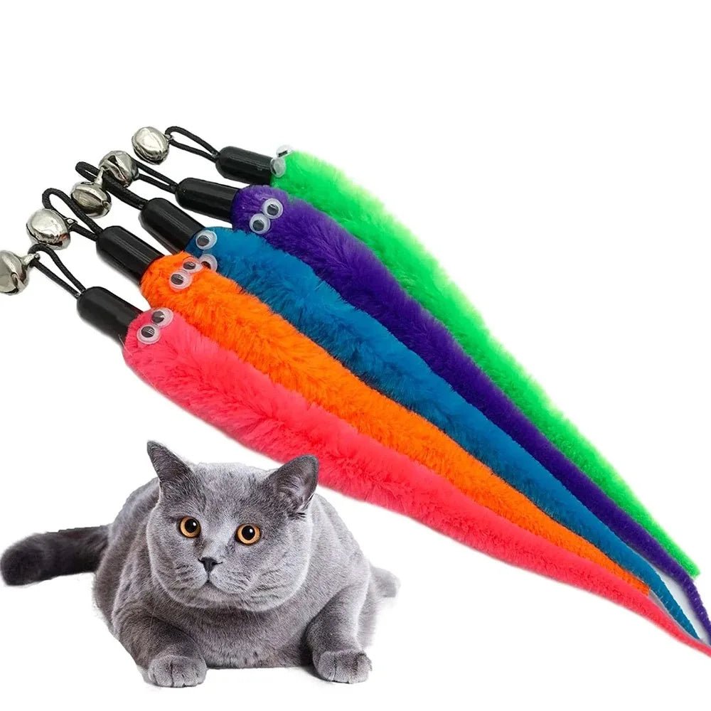 Hot Cat Toys Wand Refills Interactive Cat Toy Replacement Worm Cat Worms Refill Attachments Cat Toy Worms Refills for Cat Wand - Furbury