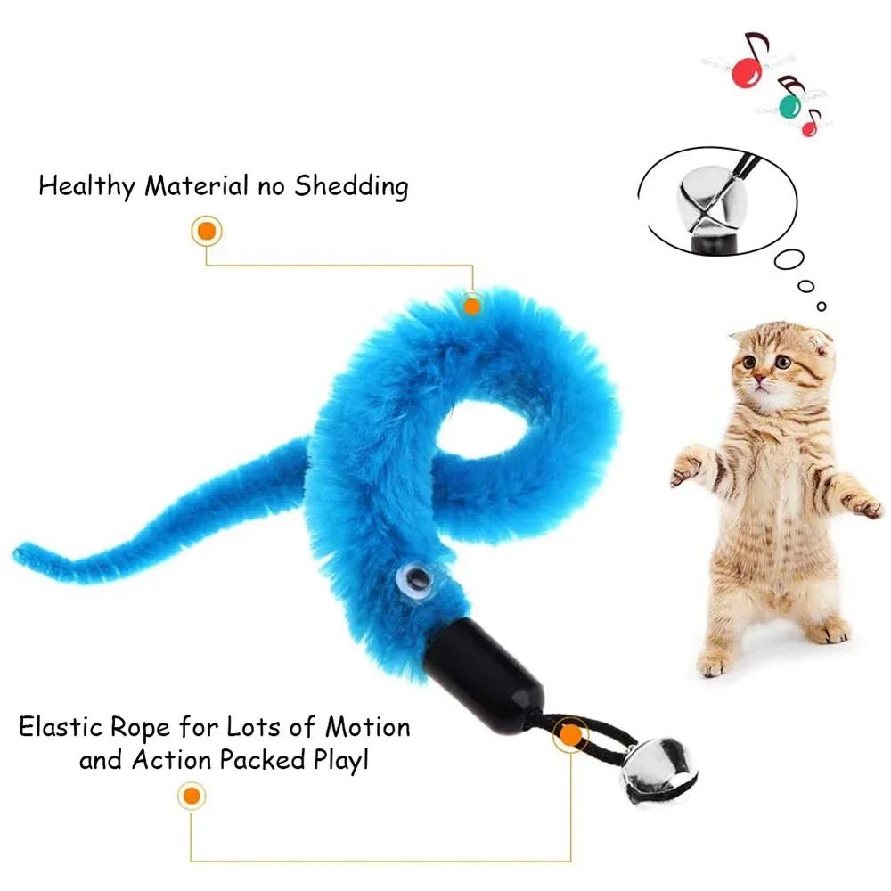 Hot Cat Toys Wand Refills Interactive Cat Toy Replacement Worm Cat Worms Refill Attachments Cat Toy Worms Refills for Cat Wand - Furbury