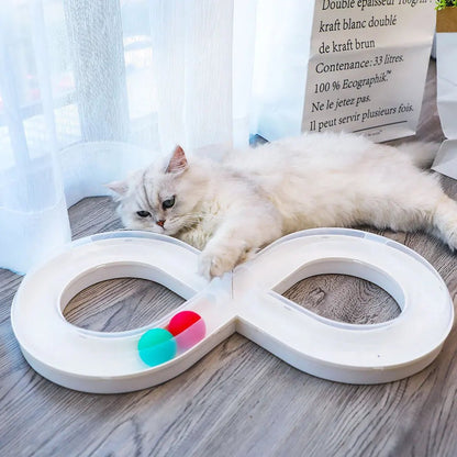 Household Cat Toy Turntable Cat Teasing Set Small Cat Tunnel Sports Stick Supplies Practice Focus Meet Nature Pet turntable - Furbury