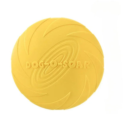 Multicolor Frisbeed Dog Toy Fashion Pet Dog Silicone Game Flying Discs Trainning Interactive Toys Pet Supplies Flying Disc - Furbury