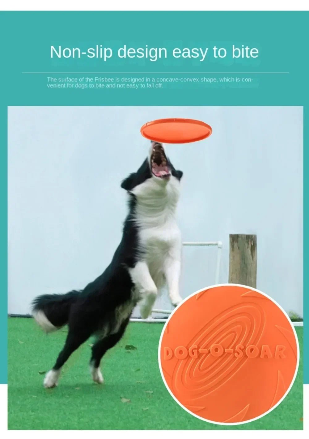 Multicolor Frisbeed Dog Toy Fashion Pet Dog Silicone Game Flying Discs Trainning Interactive Toys Pet Supplies Flying Disc - Furbury