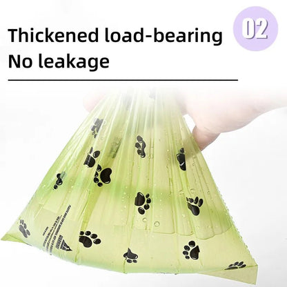 New Pet Biodegradable Trash Bag Dog Poop Bags Bulk Biobase Scented Poo Bag Degradable Cat Waste Bags Dog Poop Dispenser Gifts - Furbury