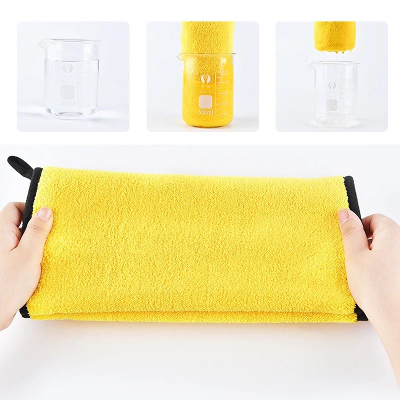 New Quick - Drying Dog And Cat Towels Soft Fiber Towels Absorbent Bath Towel Pet Bathrobe Convenient Cleaning Towel Pet Supplies - Furbury