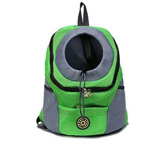 Outdoor Pet Dog Carrier Bag Portable Travel Backpack Front Bag Double Shoulder Mesh Backpack Head Carrying Bags For Cat - Furbury