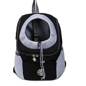 Outdoor Pet Dog Carrier Bag Portable Travel Backpack Front Bag Double Shoulder Mesh Backpack Head Carrying Bags For Cat - Furbury