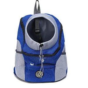 Outdoor Pet Dog Carrier Bag Portable Travel Backpack Front Bag Double Shoulder Mesh Backpack Head Carrying Bags For Cat - Furbury