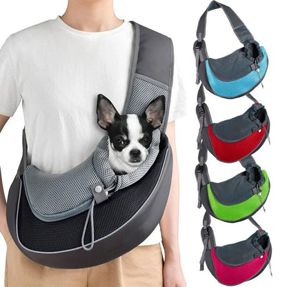 Pet Cat Dog Carrier Backpack Travel Tote Shoulder Bags Mesh Sling Carry Pack Pet Carrying Supplies Crossbody Shoulder Bag - Furbury