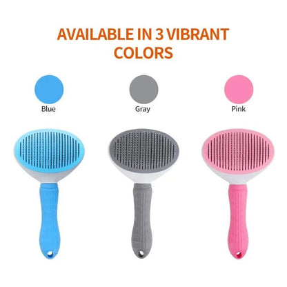 Pet Cat Hair Brush Dog Comb Grooming And Care Cat Brush Stainless Steel Comb For Long Hair Dog Cleaning Pets Cat Dog Accessories - Furbury