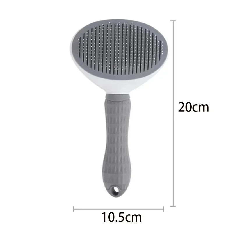 Pet Cat Hair Brush Dog Comb Grooming And Care Cat Brush Stainless Steel Comb For Long Hair Dog Cleaning Pets Cat Dog Accessories - Furbury